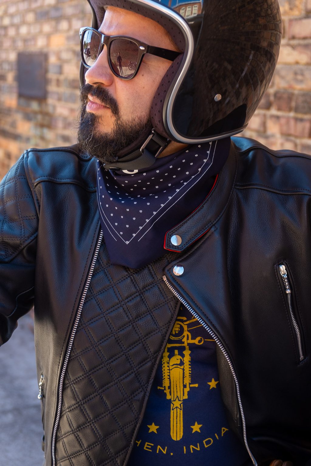 Classic Navy Bandana Motorcycle Gear Janus Motorcycles Shop